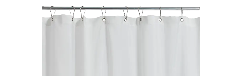 Badeforhæng m/ringe